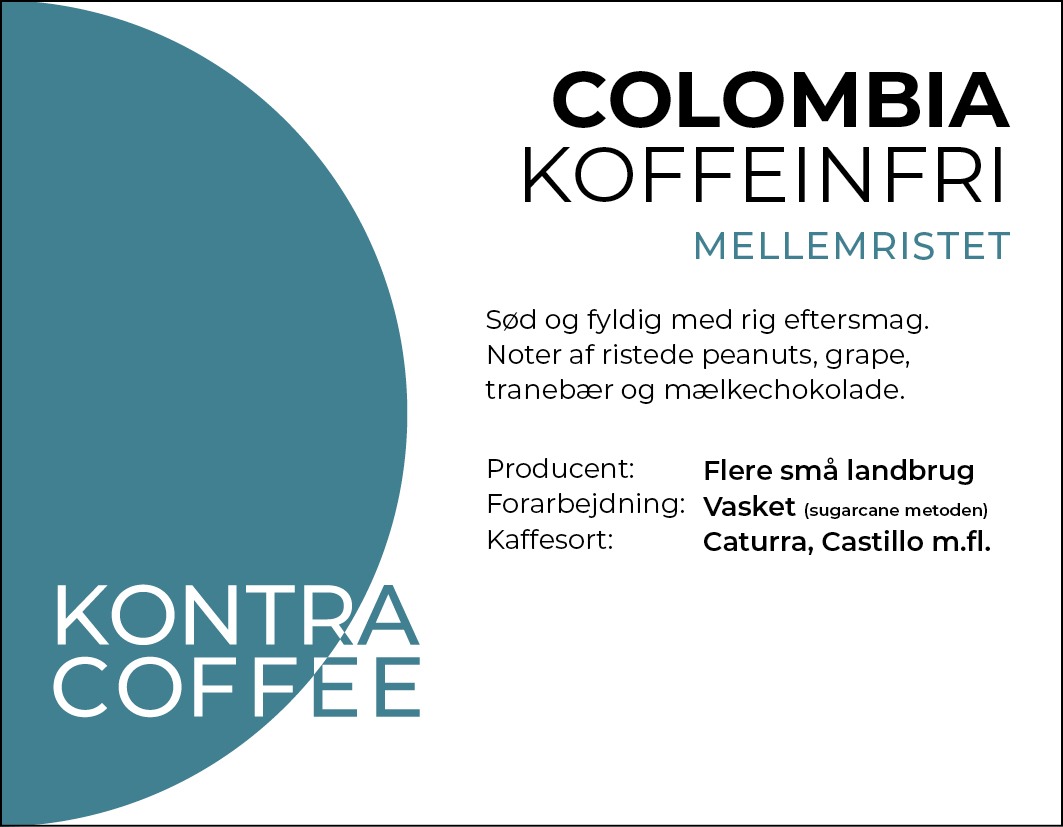 Koffeinfri Mellemristet 1kg