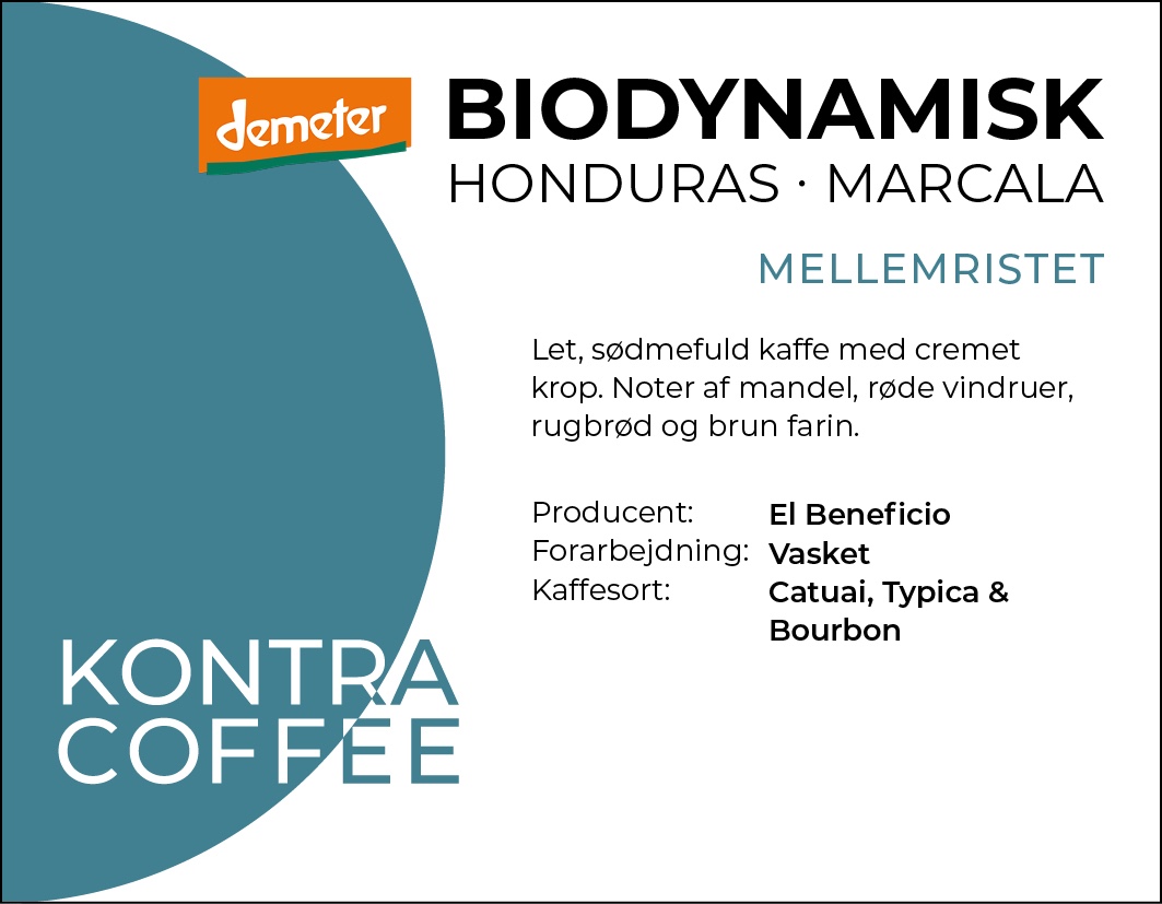 Honduras Mellemristet Demeter 250g