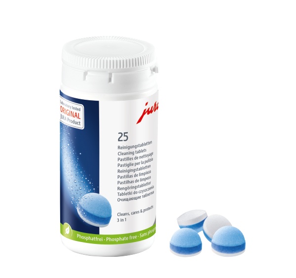 Jura Rensetabletter 3-fase pk. med 25 stk.