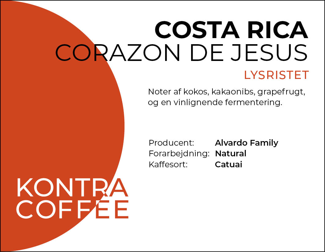 Costa Rica Lysristet Corazon de Jesus 250g