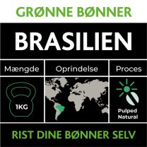Grønne bønner fra Brasilien