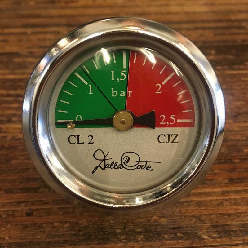 Flanged boiler manometre