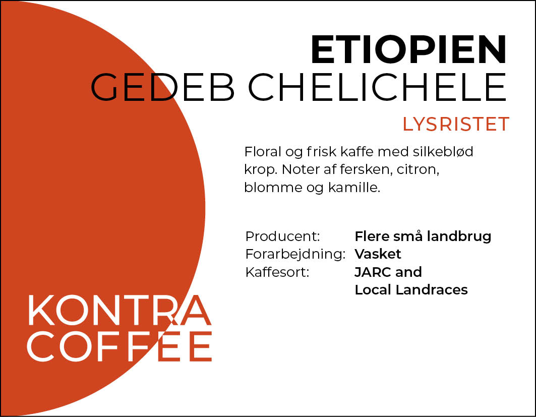 Etiopien Lysristet Gedeb Chelichele 250g