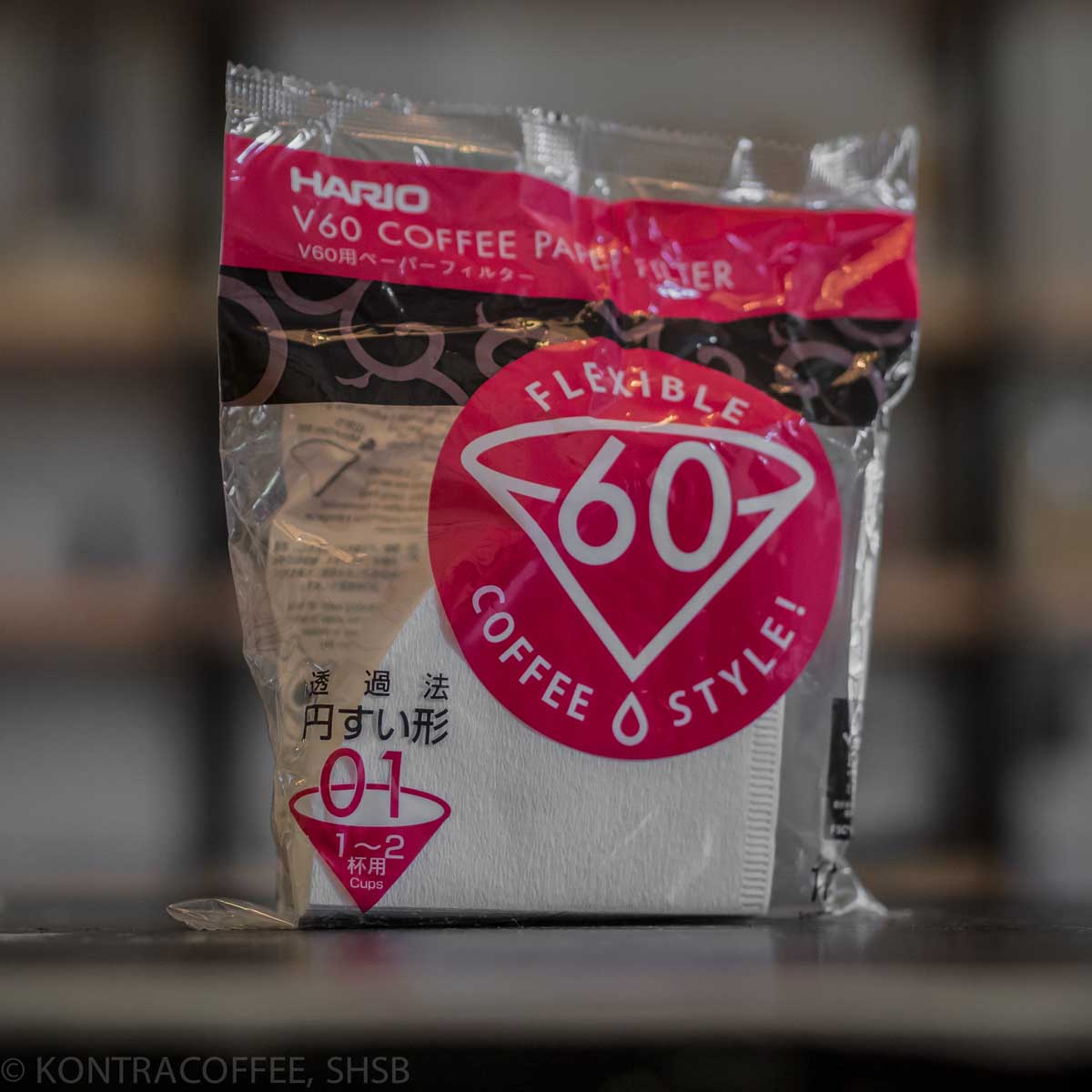 Hario V60 papirfilter 01 100 stk.