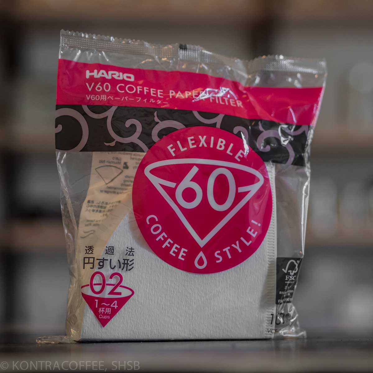 Hario V60 papirfilter 02 100 stk.