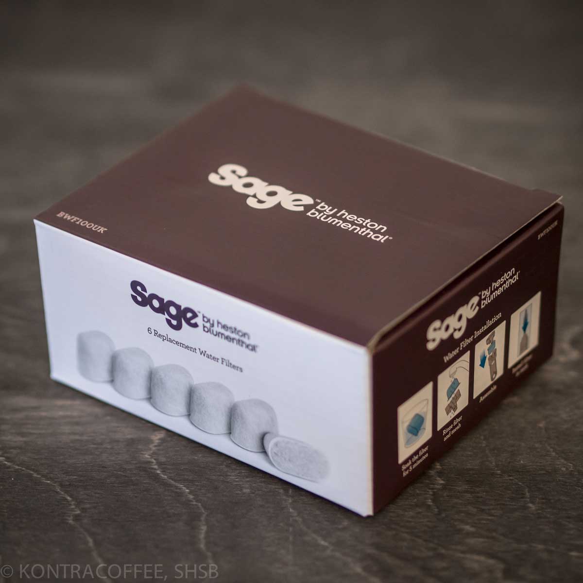 Sage kalkfiltre, 6 stk.