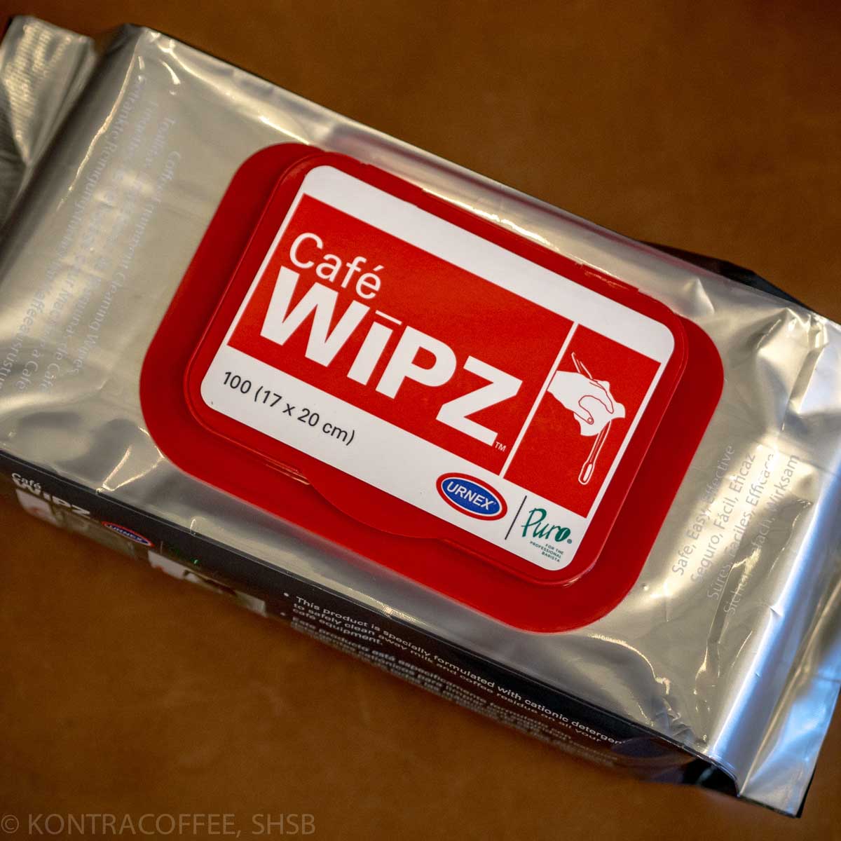 UDGÅET - Urnex Cafe Wipz 100 stk.